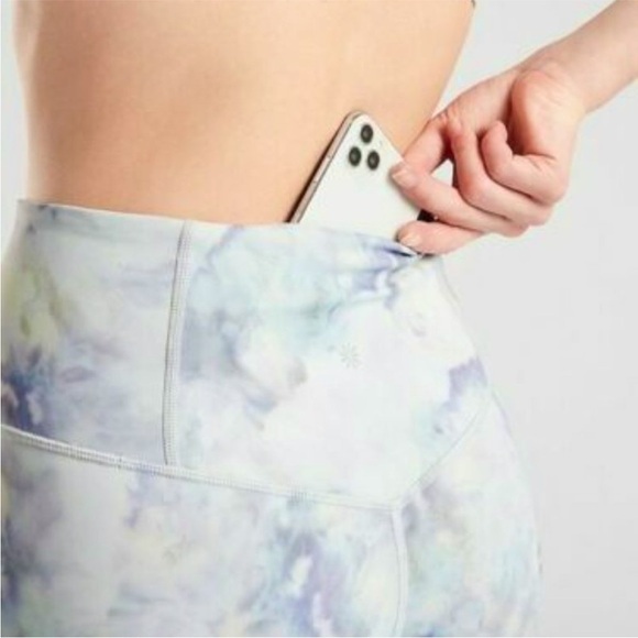 Athleta Elation Snow Dye 7/8 Tight Leggings xxs - Picture 3 of 7